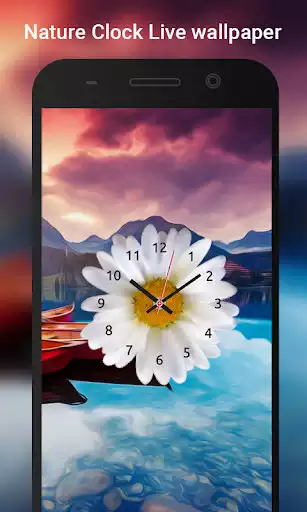 Play APK Nature Clock Live Wallpaper  and enjoy Nature Clock Live Wallpaper with UptoPlay losiento.theme.clock.nature