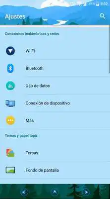 Play Nature Cold Xperia theme