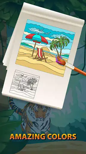 Play Nature Color By Number - Nature Coloring Book as an online game Nature Color By Number - Nature Coloring Book with UptoPlay