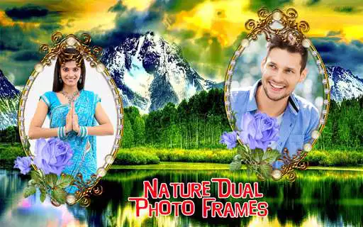 Play Nature Dual Photo Frames as an online game Nature Dual Photo Frames with UptoPlay