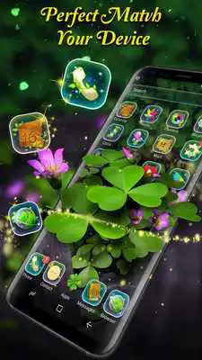 Play Nature  flower style launcher theme wallpaper