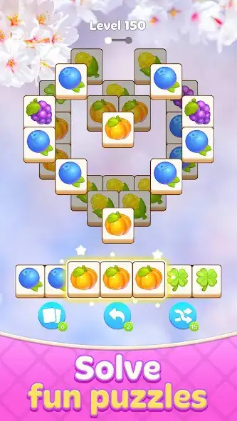 Play Nature Match - Match 3 Tiles as an online game Nature Match - Match 3 Tiles with UptoPlay