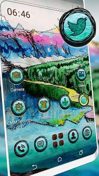Play Nature Mountain Drawing Theme  and enjoy Nature Mountain Drawing Theme with UptoPlay