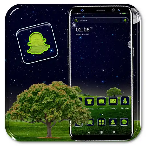Play Nature Night View Theme APK Play Nature Night View Theme APK