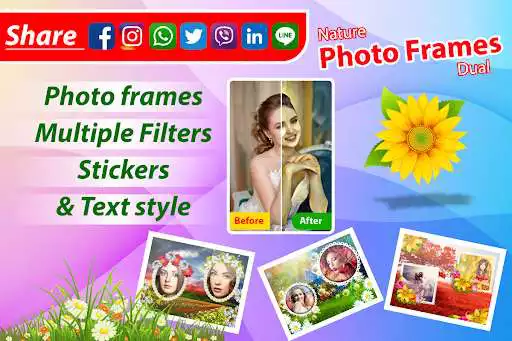 Play Nature photo frames  editor  and enjoy Nature photo frames  editor with UptoPlay