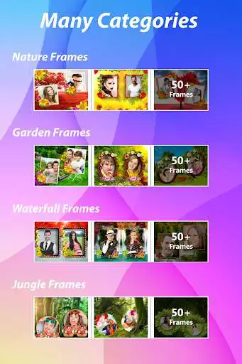 Play Nature photo frames  editor as an online game Nature photo frames  editor with UptoPlay