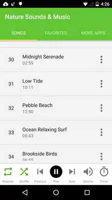 Play Nature Sounds and Music