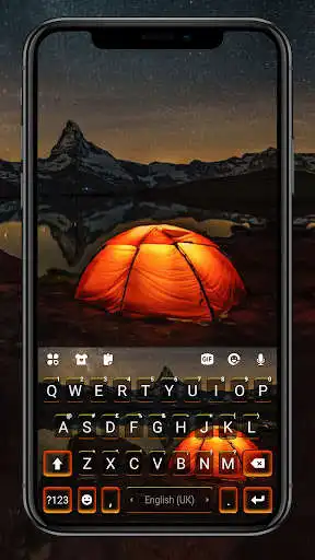 Play Nature Starry Camp Keyboard Background  and enjoy Nature Starry Camp Keyboard Background with UptoPlay