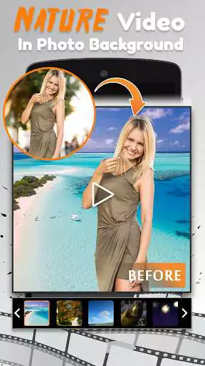 Play Nature Video Photo Background Editor