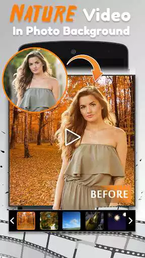 Play Nature Video Photo Background Editor