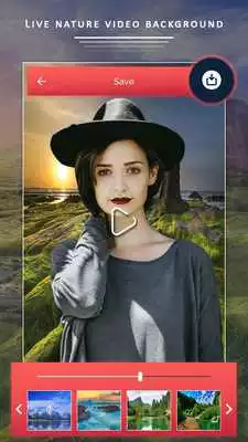 Play Nature Video Photo Background Editor