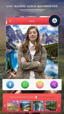 Play Nature Video Photo Background Editor