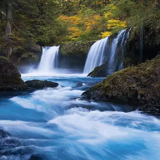 Play Nature Waterfall Flow LWP APK