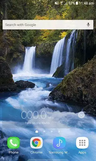 Play Nature Waterfall Flow LWP as an online game Nature Waterfall Flow LWP with UptoPlay