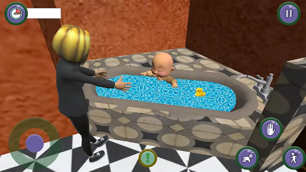 Play Naughty Baby Mother Simulator as an online game Naughty Baby Mother Simulator with UptoPlay
