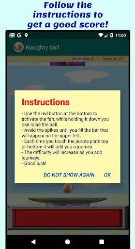 Play Naughty Ball as an online game Naughty Ball with UptoPlay
