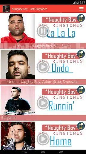 Play Naughty Boy - Hot Ringtones  and enjoy Naughty Boy - Hot Ringtones with UptoPlay