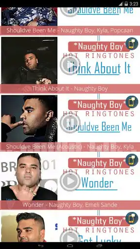 Play Naughty Boy - Hot Ringtones as an online game Naughty Boy - Hot Ringtones with UptoPlay