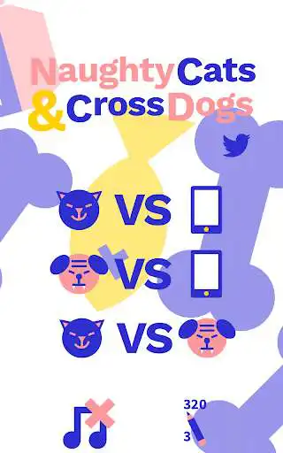Play Naughty Cats and Cross Dogs - Noughts and Crosses  and enjoy Naughty Cats and Cross Dogs - Noughts and Crosses with UptoPlay