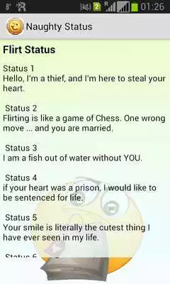 Play Naughty Status