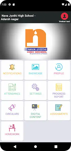 Play Nava Jyothi High School App as an online game Nava Jyothi High School App with UptoPlay