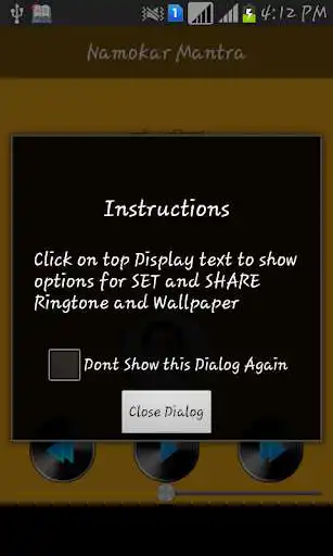 Play Navkar Mantra Image  Ringtone
