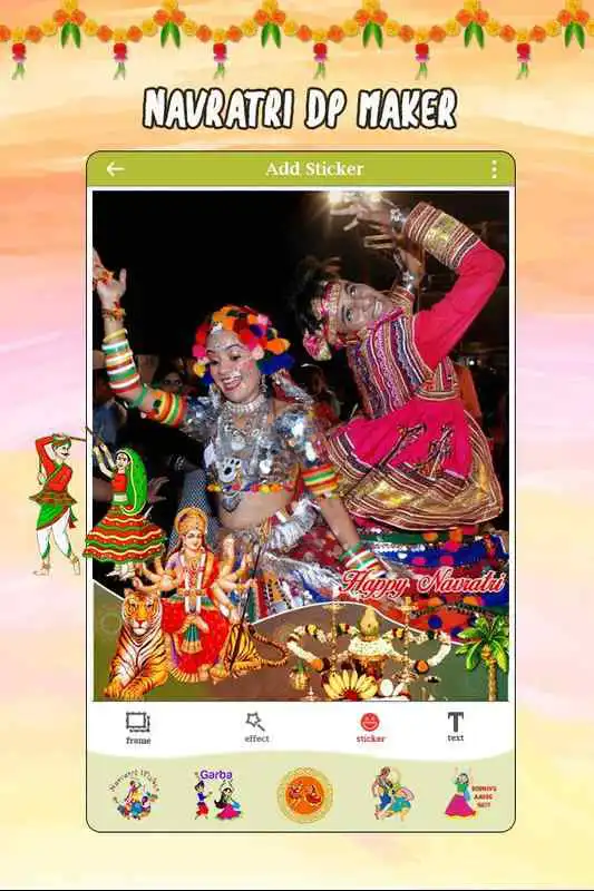 Play Navratri DP Maker 2018 :Latest Garba Profile Maker