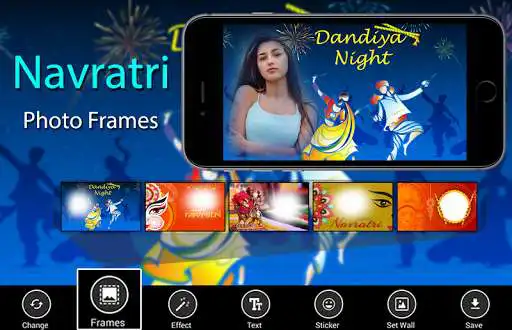 Play Navratri Photo Frames - dussehra festival DP maker  and enjoy Navratri Photo Frames - dussehra festival DP maker with UptoPlay