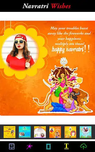 Play Navratri Photo Frame Wishes  and enjoy Navratri Photo Frame Wishes with UptoPlay