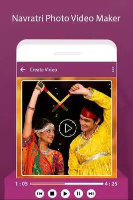 Play Navratri Photo Video : Movie Maker with Music 2017