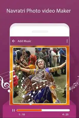 Play Navratri Photo Video : Movie Maker with Music 2017