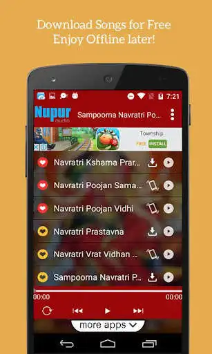 Play Navratri Poojan Songs as an online game Navratri Poojan Songs with UptoPlay