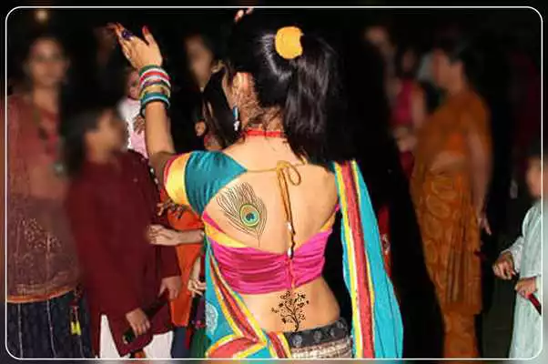 Play Navratri Tattoo Maker