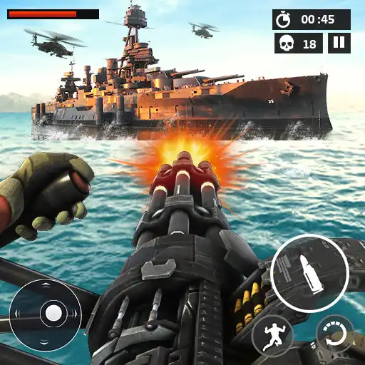 Play Navy War Gunner Warship Battle APK