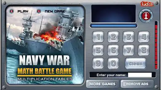 Play Navy War - Math Battle Game (Multiplication Table)  and enjoy Navy War - Math Battle Game (Multiplication Table) with UptoPlay