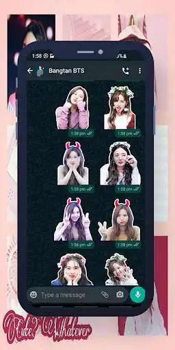 Play Nayeon Twice WASticker  and enjoy Nayeon Twice WASticker with UptoPlay