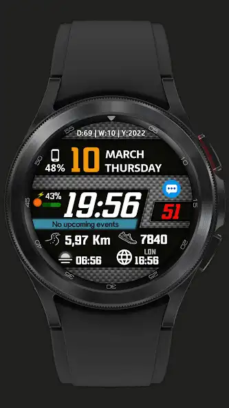 Play NB010 Digital watch face  and enjoy NB010 Digital watch face with UptoPlay