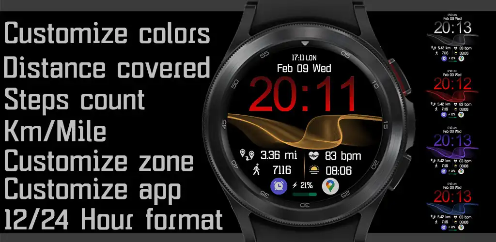 Play NB09 Digital watch face  and enjoy NB09 Digital watch face with UptoPlay