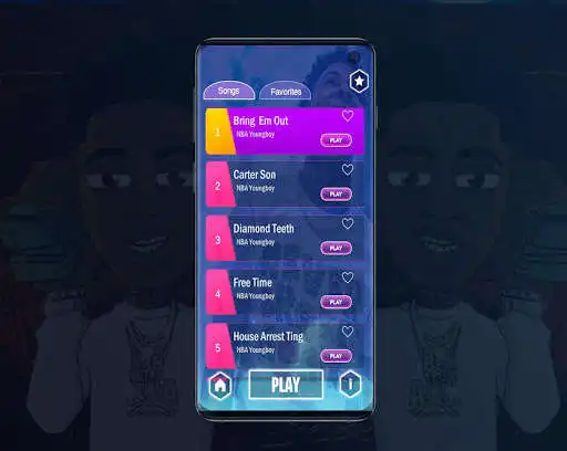 Play NBA Youngboy Piano Tiles 2020 as an online game NBA Youngboy Piano Tiles 2020 with UptoPlay