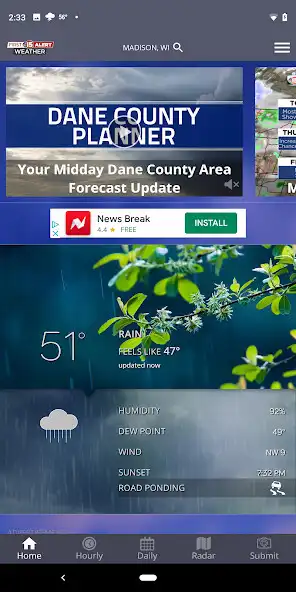 Play NBC15 Weather  and enjoy NBC15 Weather with UptoPlay