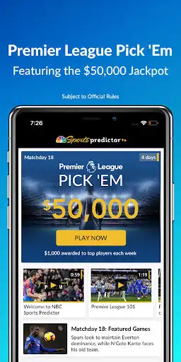 Play NBC Sports Predictor  and enjoy NBC Sports Predictor with UptoPlay