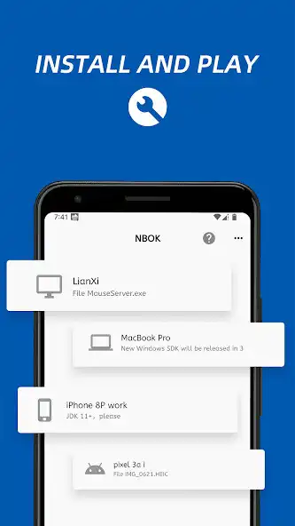 Play NBOK, Serverless LAN messenger  and enjoy NBOK, Serverless LAN messenger with UptoPlay
