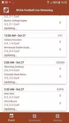 Play NCAA Football Live Streaming