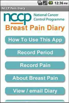Play NCCP Breast Pain Diary