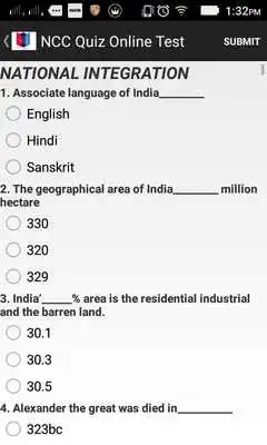 Play NCC Quiz Online Test