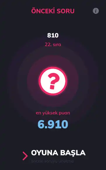 Play Önceki Soru  and enjoy Önceki Soru with UptoPlay