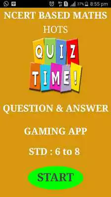 Play NCERT BASED MATHS MCQ APP STD 6 TO 8