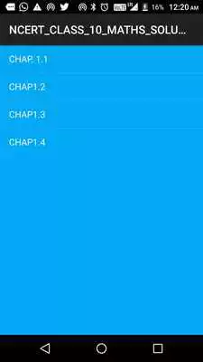 Play NCERT CLASS 10 MATHS PDF SOLUTION