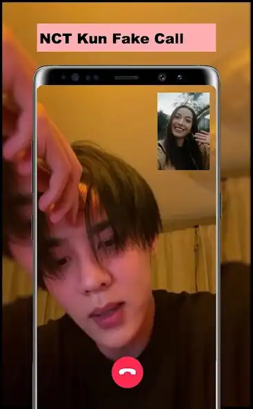 Play NCT Kun Fake Call as an online game NCT Kun Fake Call with UptoPlay