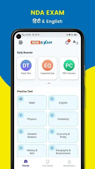 Play NDA Exam 2023 as an online game NDA Exam 2023 with UptoPlay